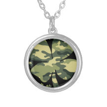 klaver van camouflage de Ierse vier blad Sieraden
