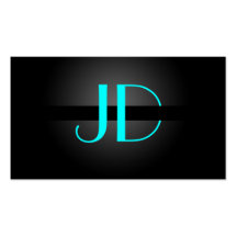 Kleur van de Neonlichten Monogram/DIY van PixDezin Visitekaartjes