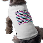 Kleurrijk bling snorpatroon (Faux schittert) Dieren Shirt