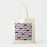 Kleurrijk bling snorpatroon (Faux schittert) Tas
