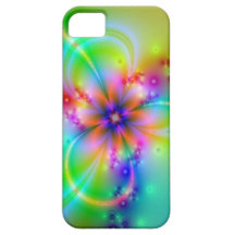 Kleurrijke Bloem met Linten iPhone 5 Case-Mate Hoesje