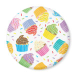 Kleurrijke Cupcakes magneten