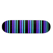kleurrijke strepen skate decks