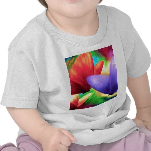 Kleurrijke Vlinder die Multi - schilderen T Shirt