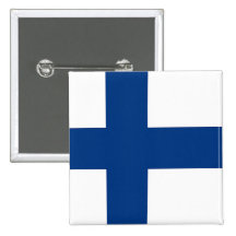 Knoop met Vlag van Finland Speldbuttons