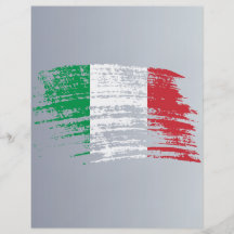 Koel Italiaans vlagontwerp Gepersonaliseerde Folder