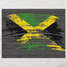 Koel Jamaicaans vlagontwerp Fullcolor Folder