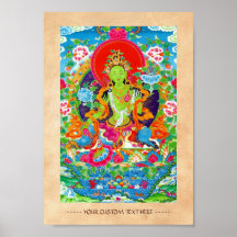 Koel oosters tibetan het tattooart. van de thangka plaat