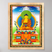 Koel oosters tibetan thangkatattoo Aksobhya Posters