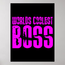 Koel Roze Giften voor Werkgevers: De Koelste Werkg Poster