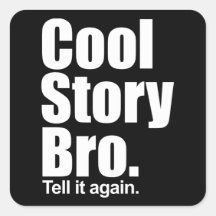 Koel Verhaal Bro. Sticker