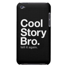 koele verhaalbro. vertel opnieuw het Case-Mate iPod touch hoesje