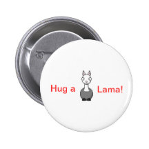 Koester een Lama! Speld Button