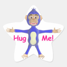 Koester me Chimpansee Sticker