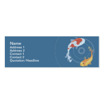 Koi - maigre cartes de visite personnelles