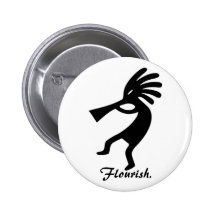 Kokopelli Badges Avec Agrafe