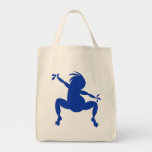 Kokopelli de danse bleu sac