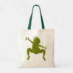 Kokopelli de danse vert sac fourre-tout