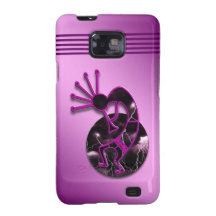 Kokopelli de éclairage pourpre étui samsung galaxy SII