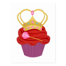 Koningin Cupcake Wens Kaarten