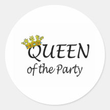Koningin van de Partij Sticker