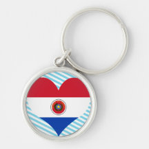 Koop de Vlag van Paraguay Sleutel Hangers