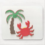 krab en palmtree muis matten