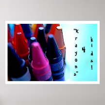 Krayons 4 enfants, affiche d'amusement