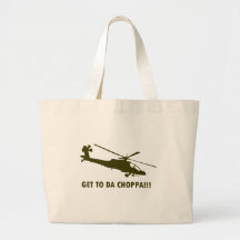 Krijg aan DA Choppa!!! Draagtas