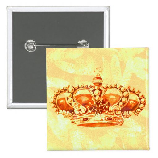 Kroon in Goud Speldbuttons