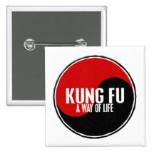Kungfu 1 van Yang van Yin Speldbutton