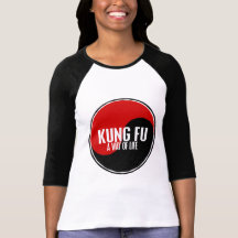 Kungfu 1 van Yang van Yin T-shirts
