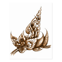 Kunst van Thailand Wenskaarten