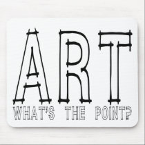 Kunst… wat het punt is? muismatten