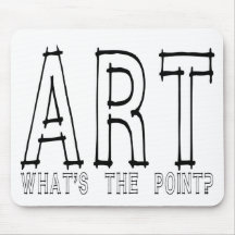 Kunst… wat het punt is? muis mat