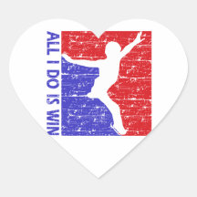 kunstschaatsen design hart stickers