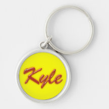 KYLE Nom-A stigmatisé l'article de cadeau Porte-clef