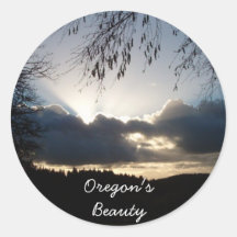 La beauté de l'Orégon Adhésif