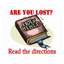 LA BIBLE ME DONNE LA DIRECTION CARTES POSTALES