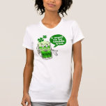 La bière verte veut être à l'intérieur de vous t-shirt