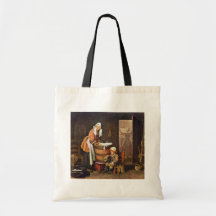 La blanchisseuse, par Chardin Jean-Baptiste Siméon Sac Fourre-tout