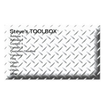 La BOÎTE À OUTILS de Steve Cartes De Visite Professionnelles