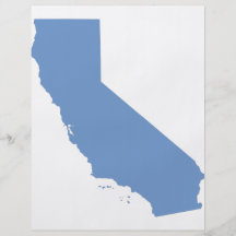 La Californie : État bleu ! Prospectus Avec Motif