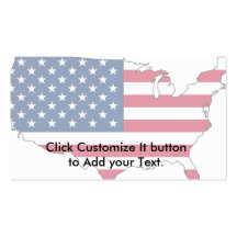 La carte des Etats-Unis, Etats-Unis diminuent Modèle De Carte De Visite