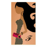 la CARTE d'OR du FASHIONISTA 311-HIGH L'INDIQUE TO Cartes De Visite Professionnelles