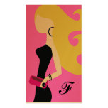 la CARTE d'OR du FASHIONISTA 311-HIGH L'INDIQUE TO Cartes De Visite Personnelles