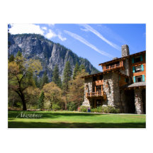 La carte postale d'hôtel d'Ahwahnee