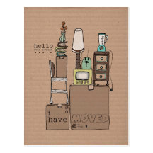 la carte postale-je mobile personnalisable se sont
