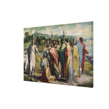 La charge du Christ à St Peter (bande dessinée pou Impression Sur Toile