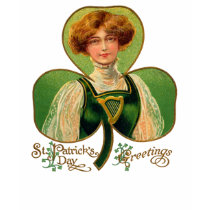 La chemise des femmes du jour de St Patrick irland